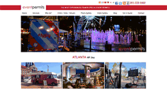 Desktop Screenshot of eventpermits.com